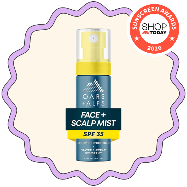 Oars + Alps Face & Scalp Sunscreen Spray Mist