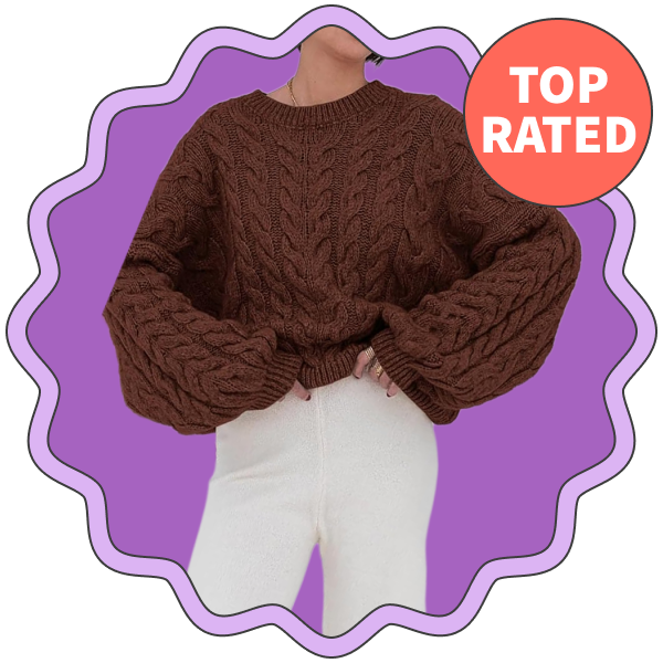 Prettygarden Cable Knit Sweater