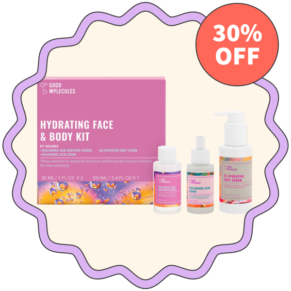 Good Molecules Hydrating Face & Body Kit