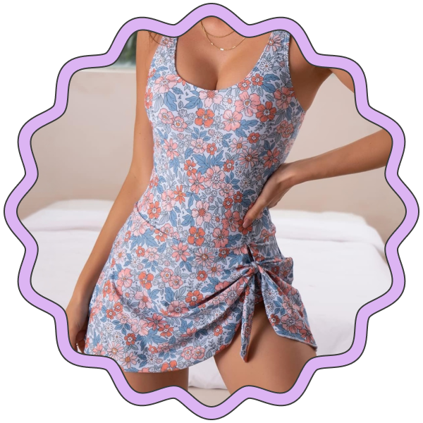 Eomenie One-Piece Swim Dress