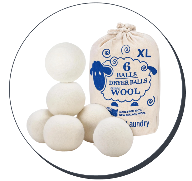 Handy Laundry Wool Dryer Balls (Pack of 6)