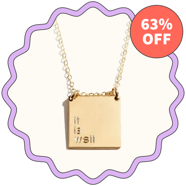 Able Engravable Phrase Necklace