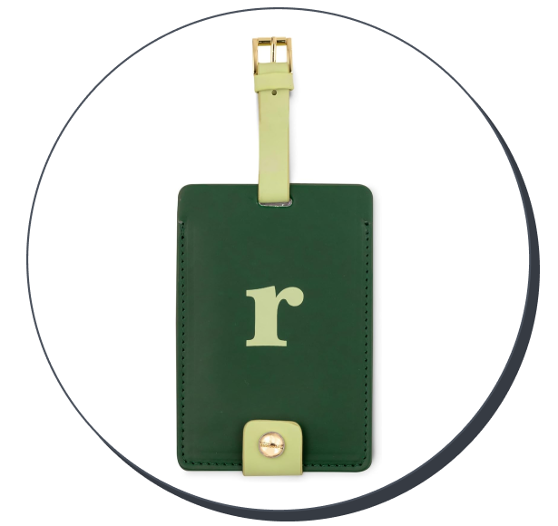 Kate Spade New York Leatherette Luggage Tag
