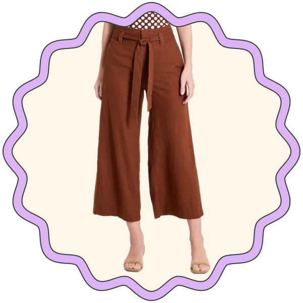 A New Day High-Rise Linen Belted Pants
