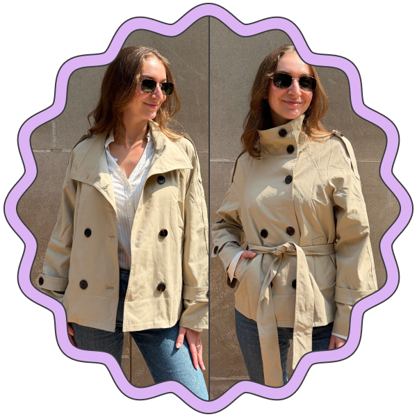 Maohao Cropped Trench Coat