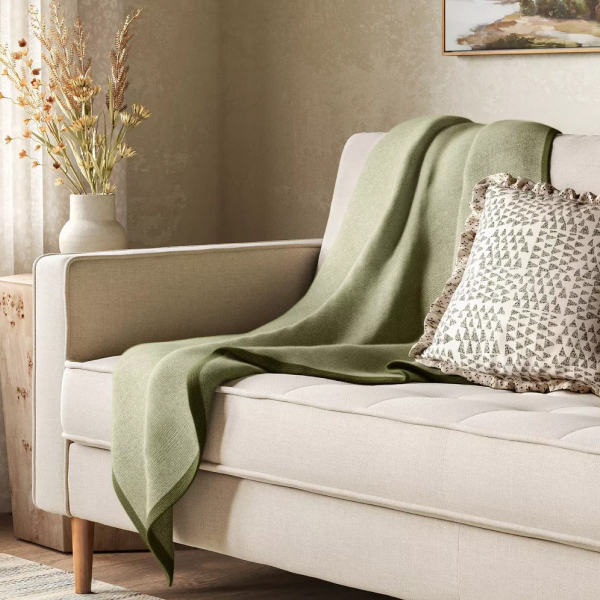 Threshold The Cozy Collection Cozy Faux Cashmere Knit Throw