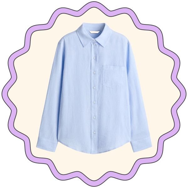 H&M Linen-Blend Shirt