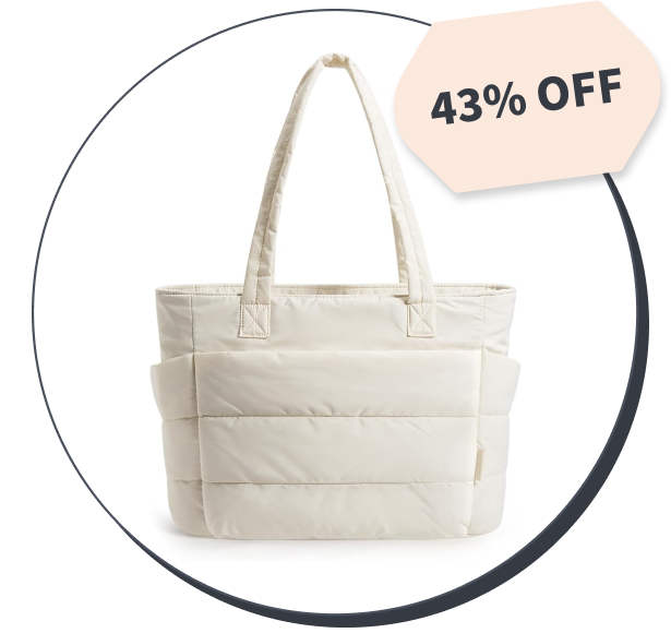 Bagsmart Puffy Tote Bag