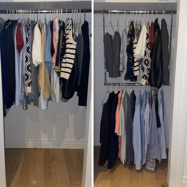 Yeetburg Adjustable Hanging Closet Rod