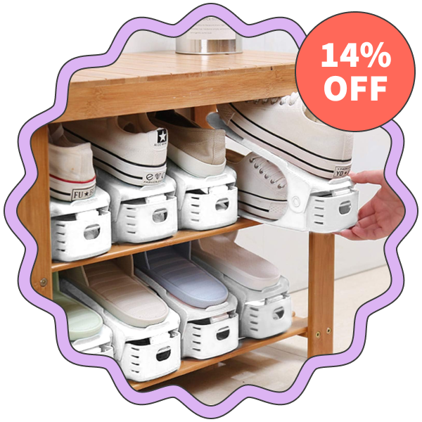 Neprock Shoe Slots Organizer (Pack of 20)