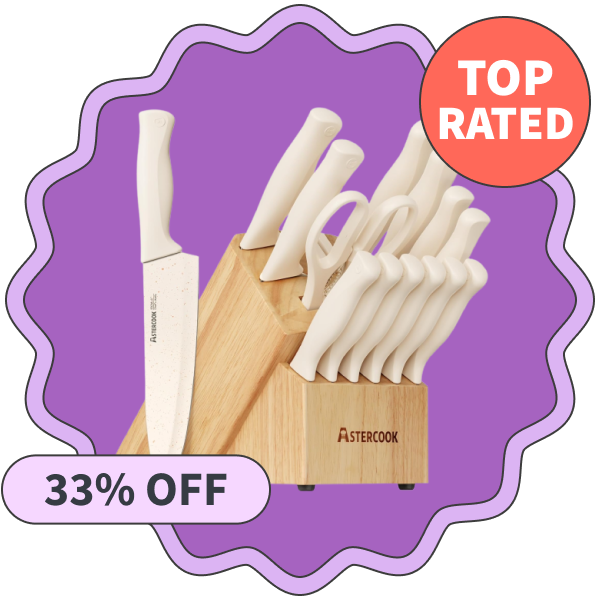 Astercook Knife Set (15 Pieces)