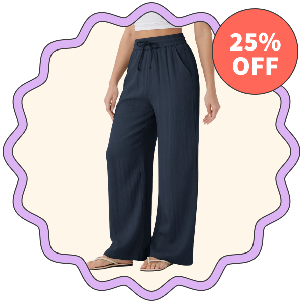 Halara Baggy Linen-Feel Pants