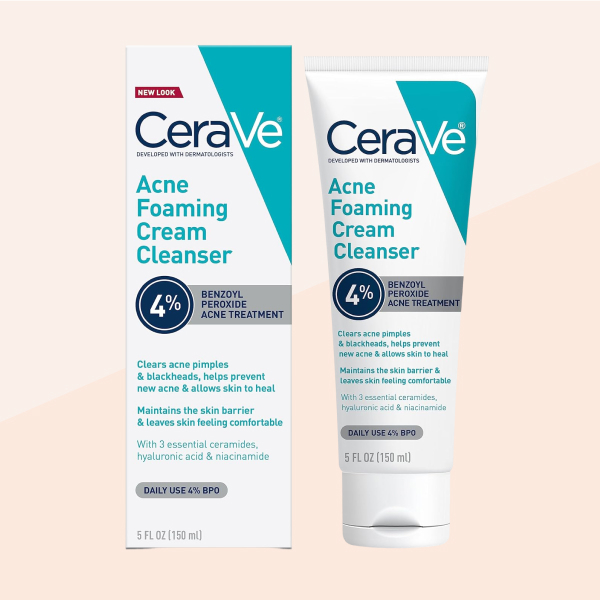 CeraVe Acne Foaming Cream Cleanser