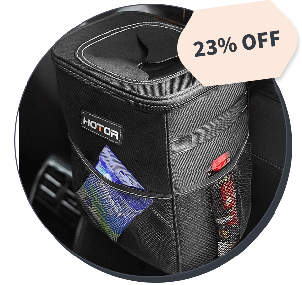 Hotor Car Trash Can and Organizer