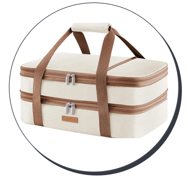 Luncia Double-Decker Insulated Casserole Carrier