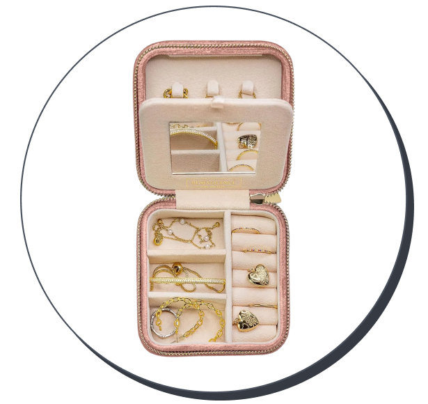 Benevolence LA Plush Velvet Jewelry Box