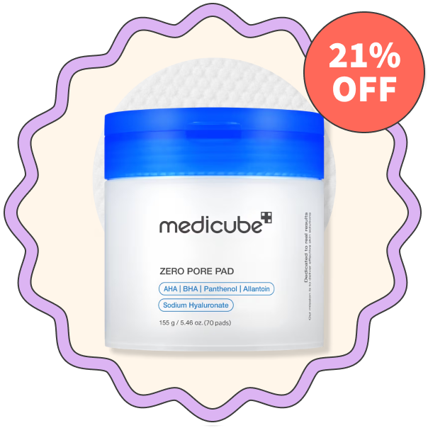 Medicube Zero Pore Pad 2.0 →