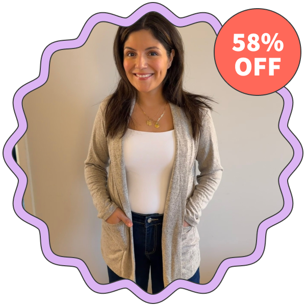 Lillusory Open Front Cardigan Sweater