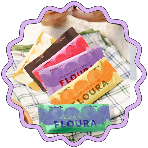 Floura Daily Fiber Bars (Pack of 12)