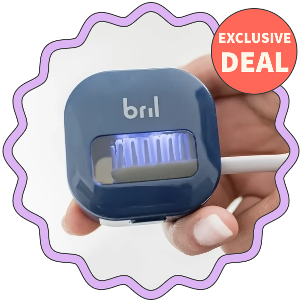 Bril Portable Toothbrush Sanitizer and Case