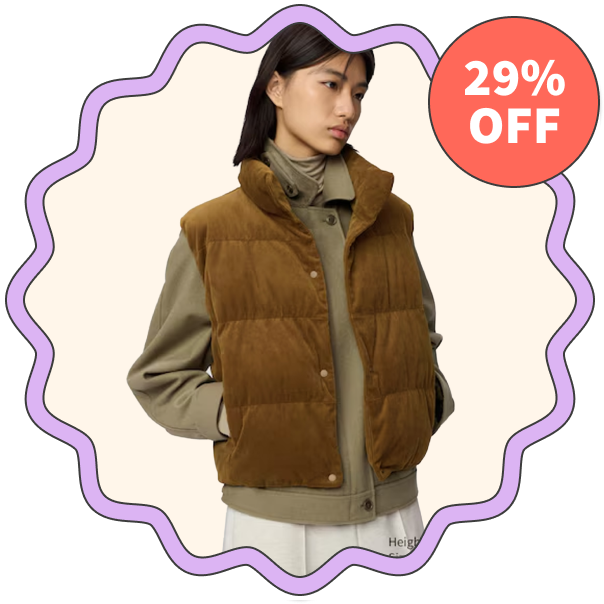 Uniqlo Padded Corduroy Vest
