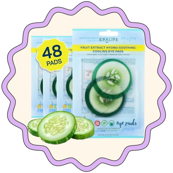 SpaLife Cooling Cucumber Eye Pads (48 Count)