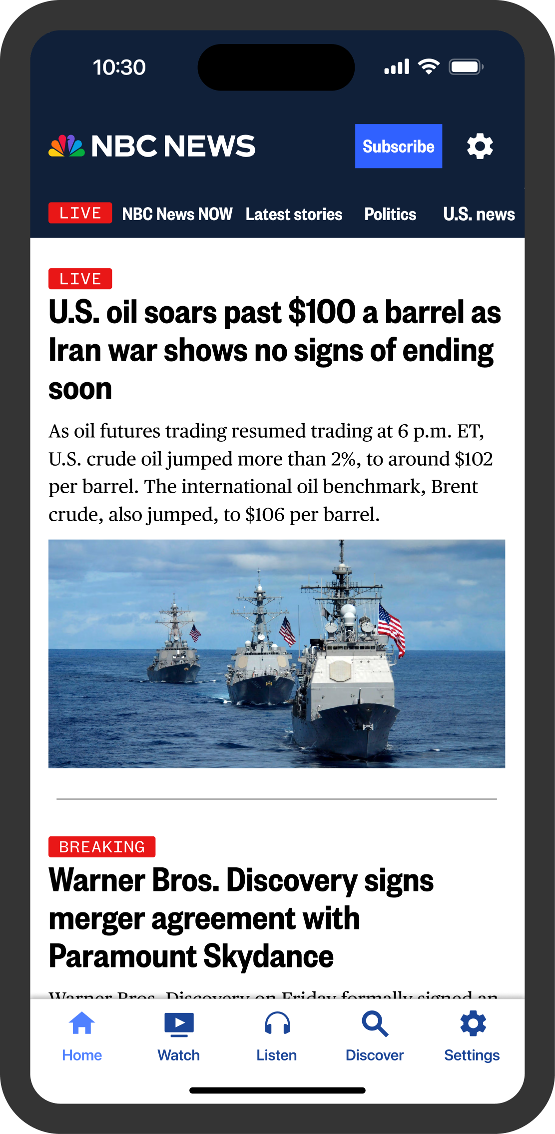 TOP STORIES AND BREAKING NEWS