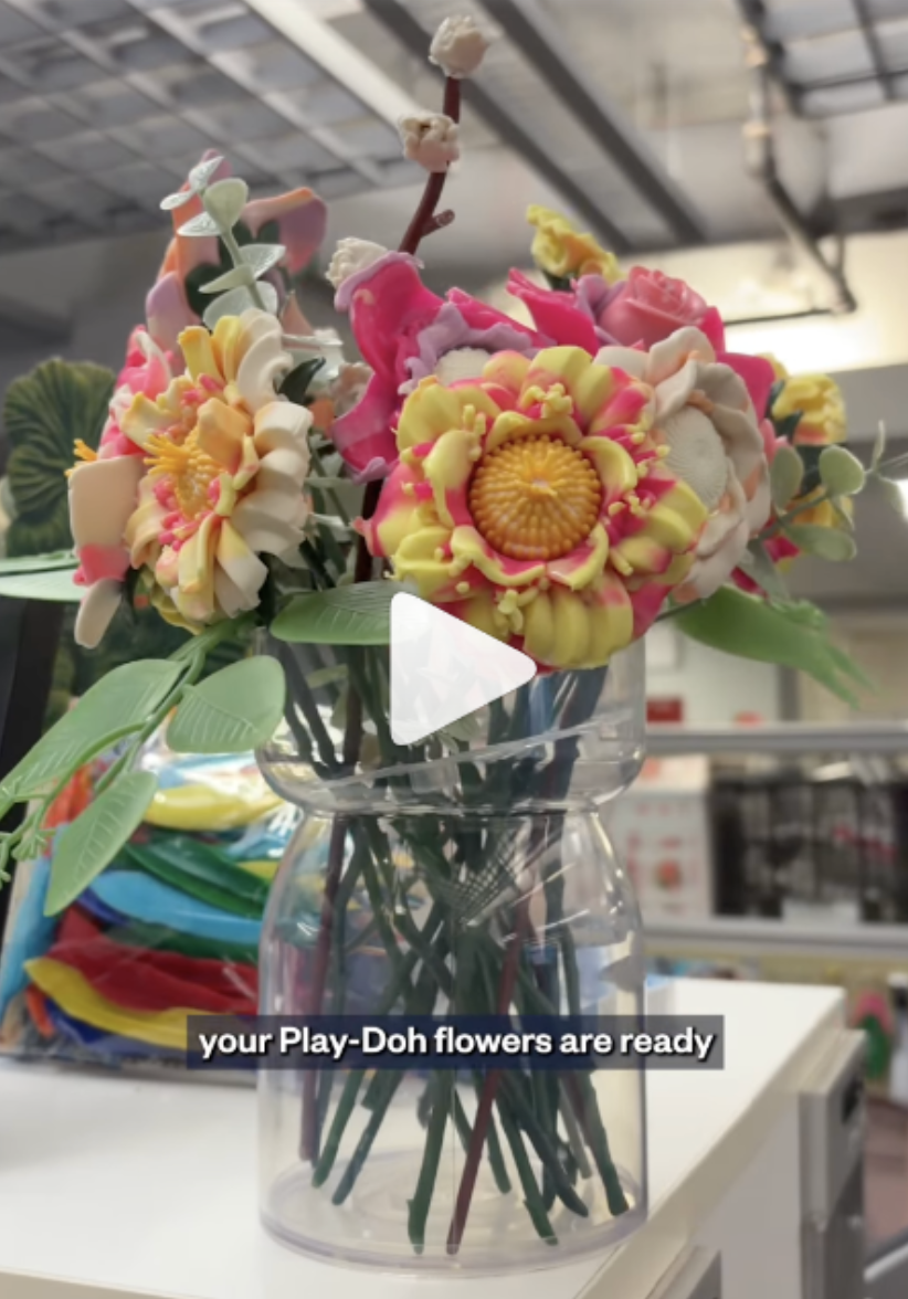 Play-Doh Flowers