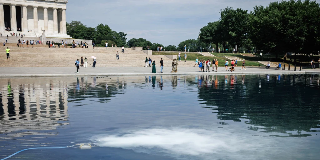 A deep dive into Trump’s struggle to fix the Reflecting Pool