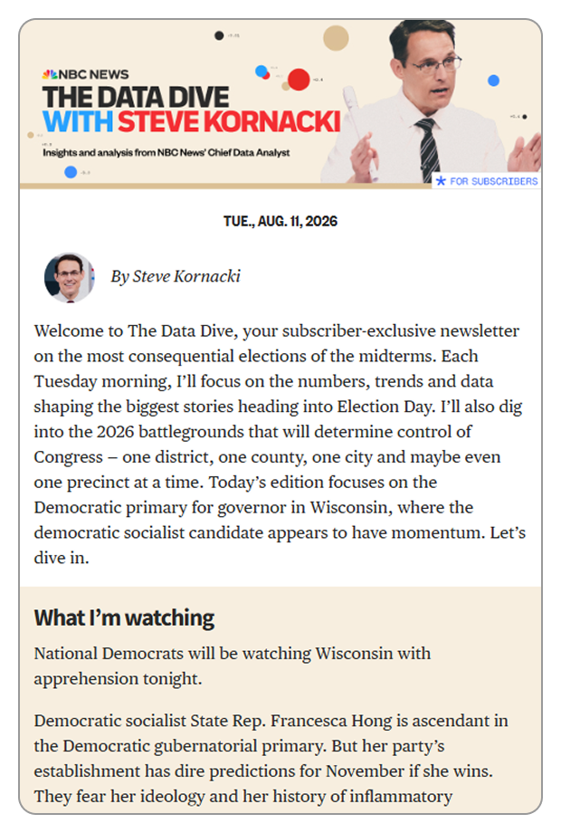 THE DATA DIVE WITH STEVE KORNACKI