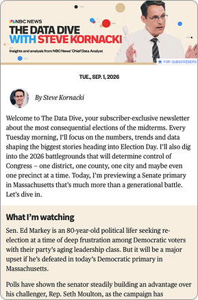 THE DATA DIVE WITH STEVE KORNACKI