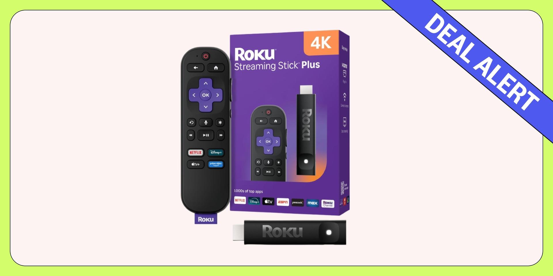 Roku Streaming Stick with Deal Alert banner