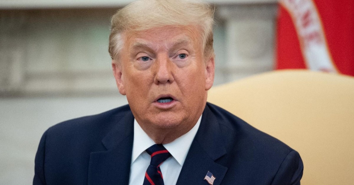 Iran flag, President Donald Trump