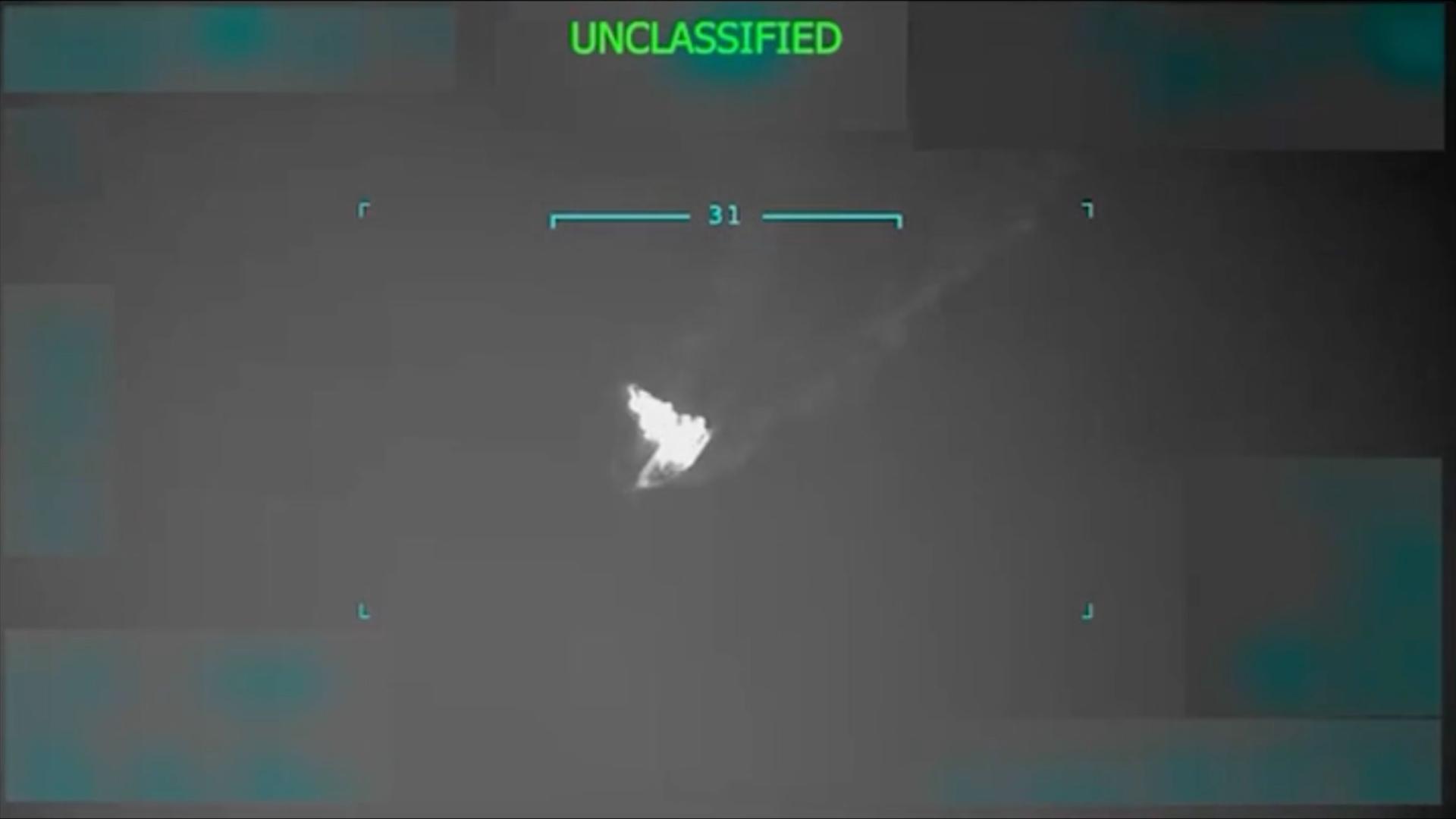 Video of missile strike near Venezuela