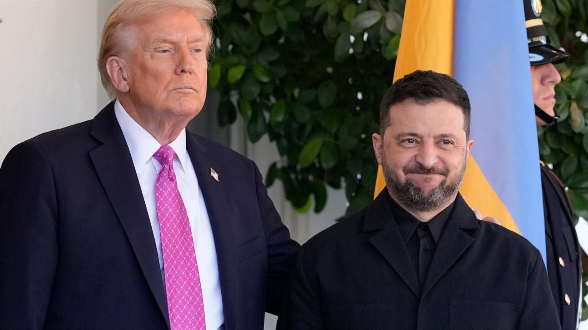 Trump and Zelensky
