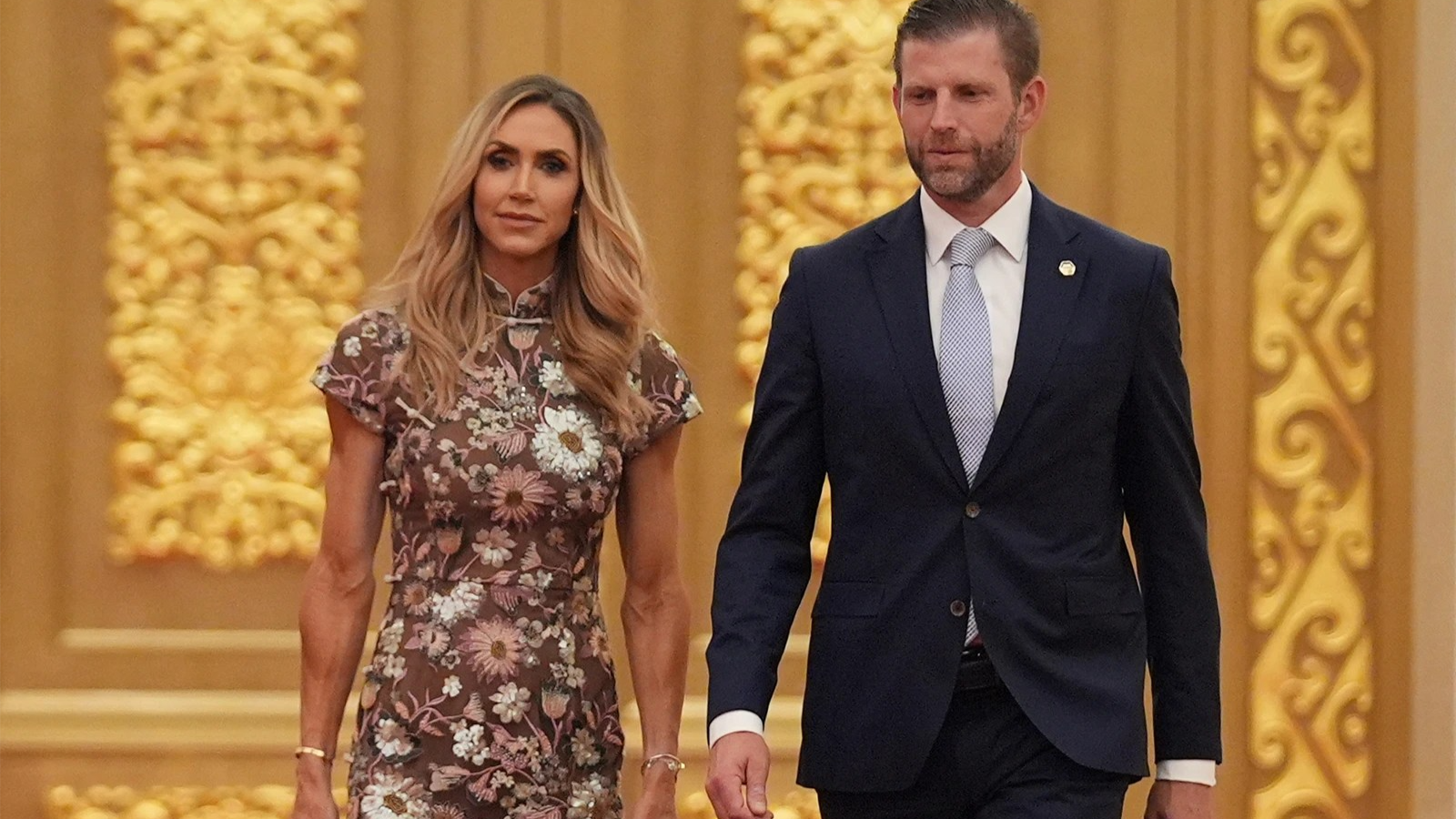 Eric Trump with Lara Trump