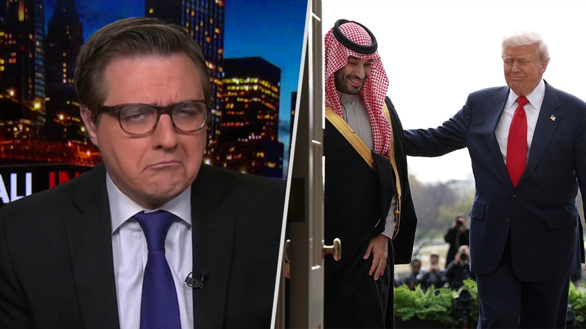  Chris Hayes,  Mohammed bin Salman and Donald Trump