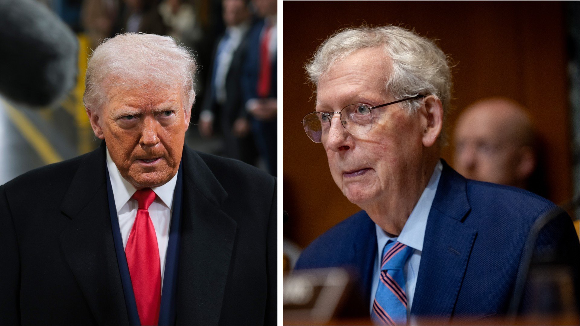 Donald Trump and Mitch McConnell