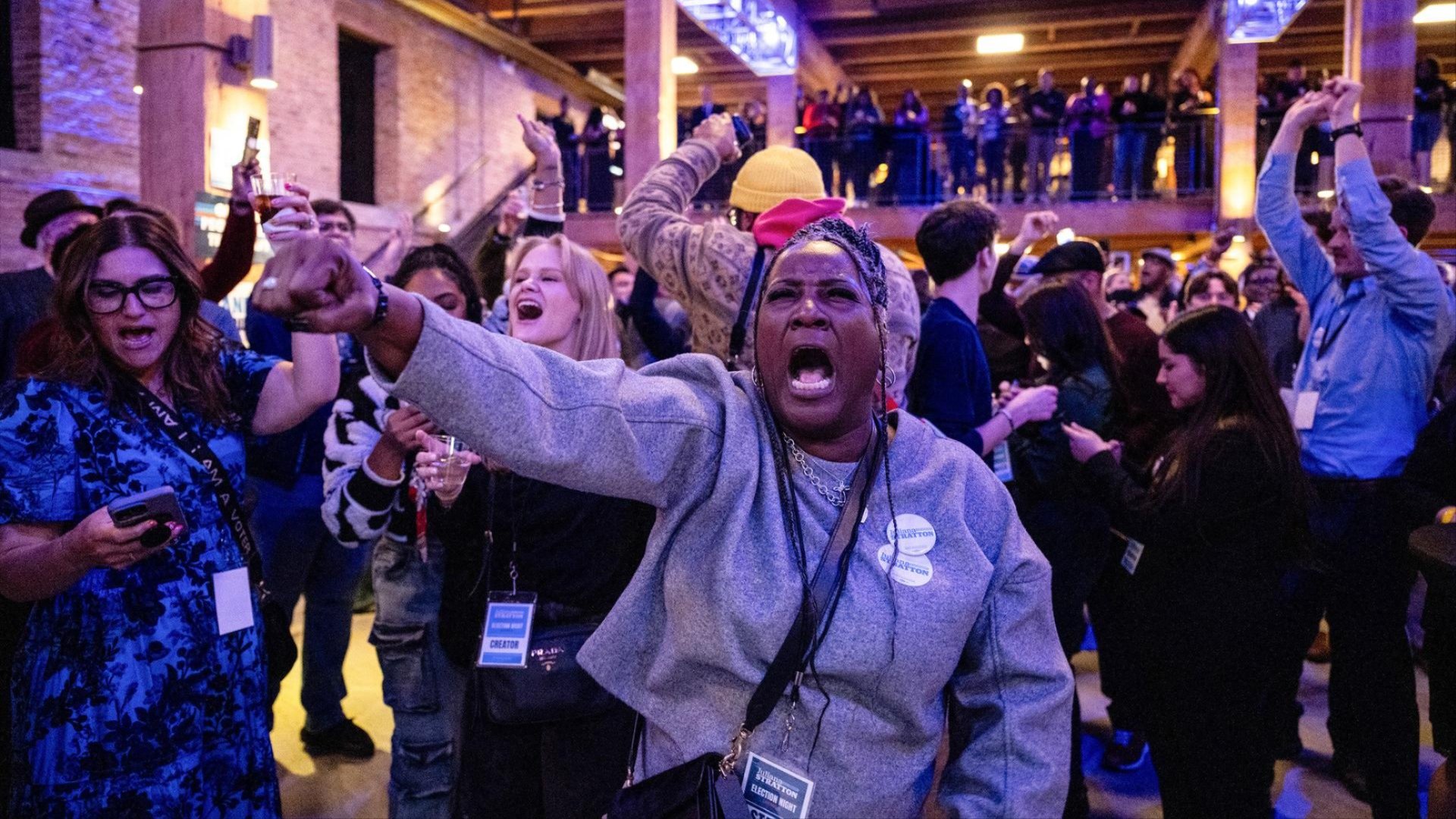 Primary night in Illinois