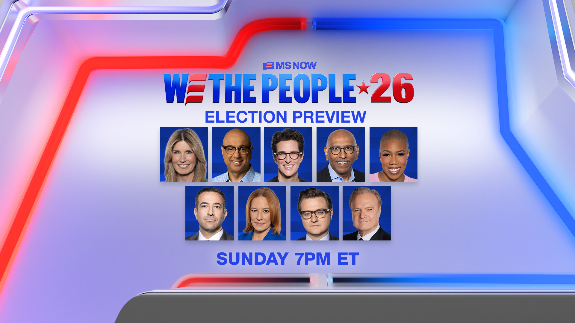 MS NOW anchor lineup for election preview special