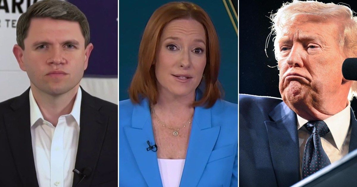 James Talarico, Jen Psaki and Donald Trump