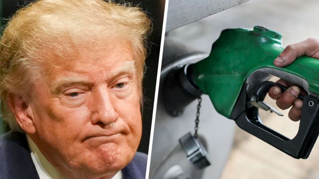 Donald Trump, gas pump