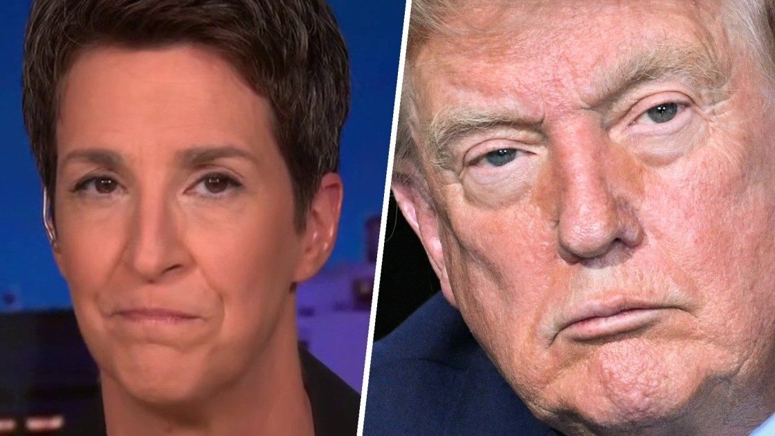 Rachel Maddow, Donald Trump
