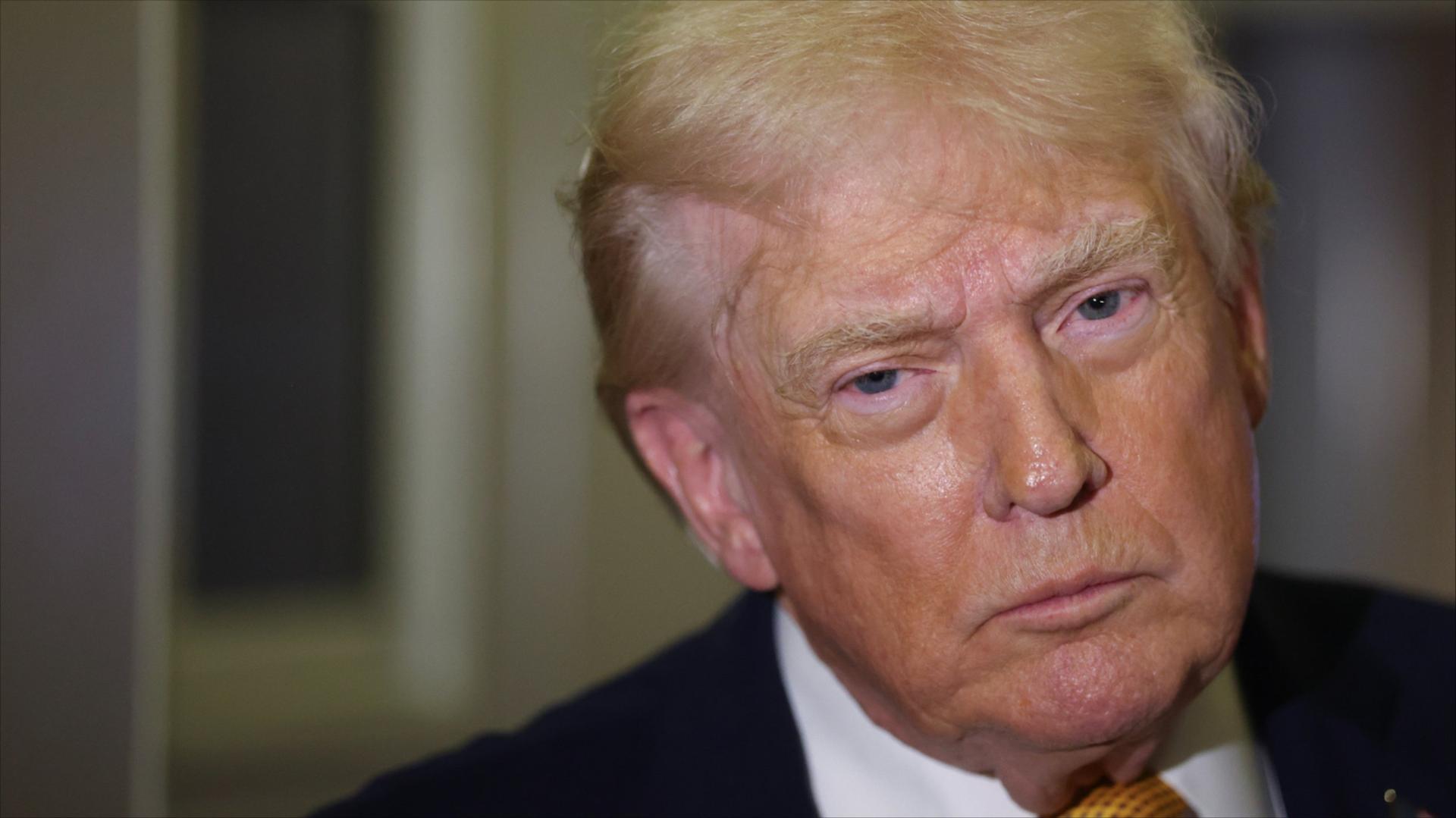 A close up picture of Donald Trump