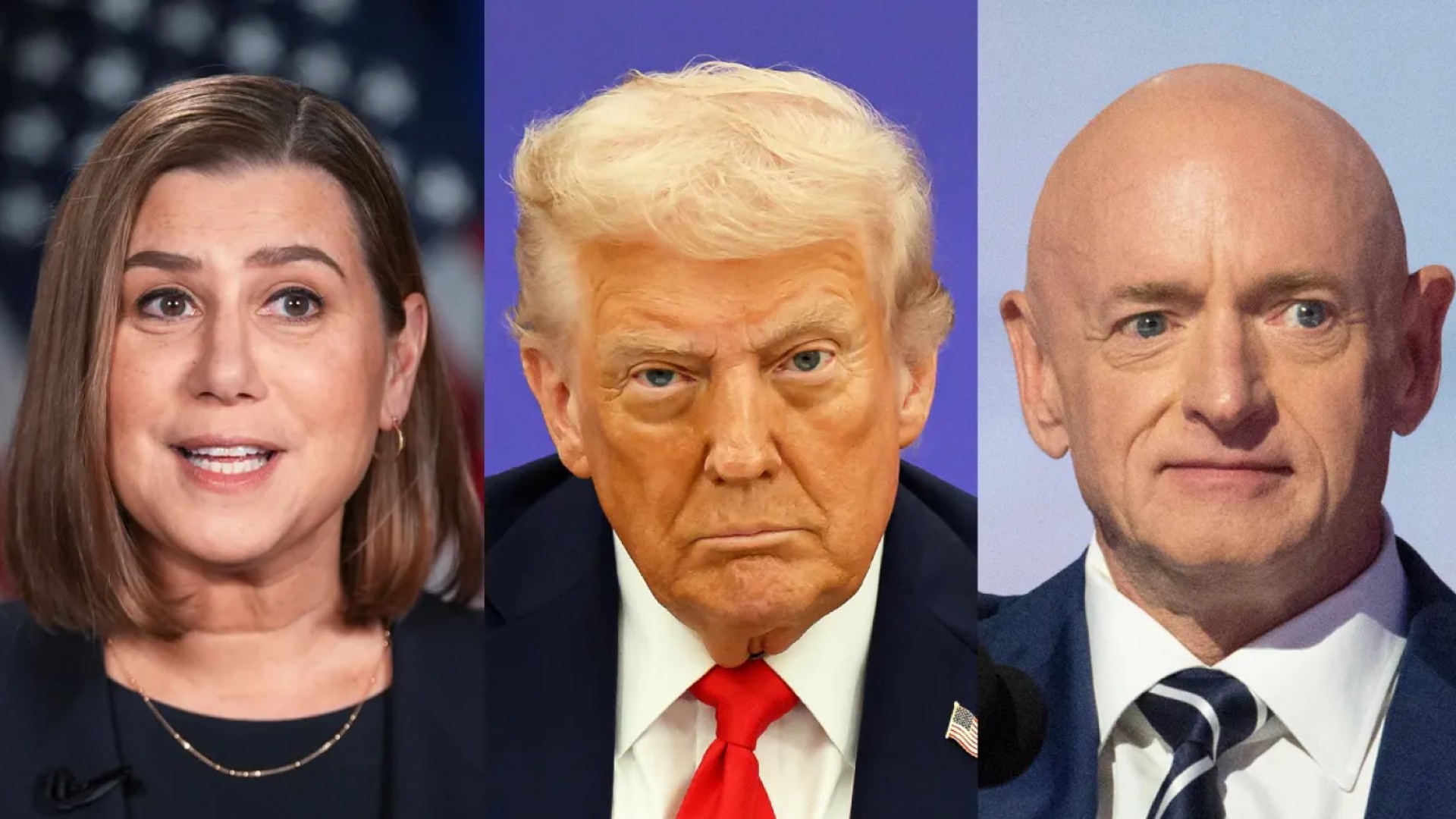 Elissa Slotkin, Donald Trump, Mark Kelly