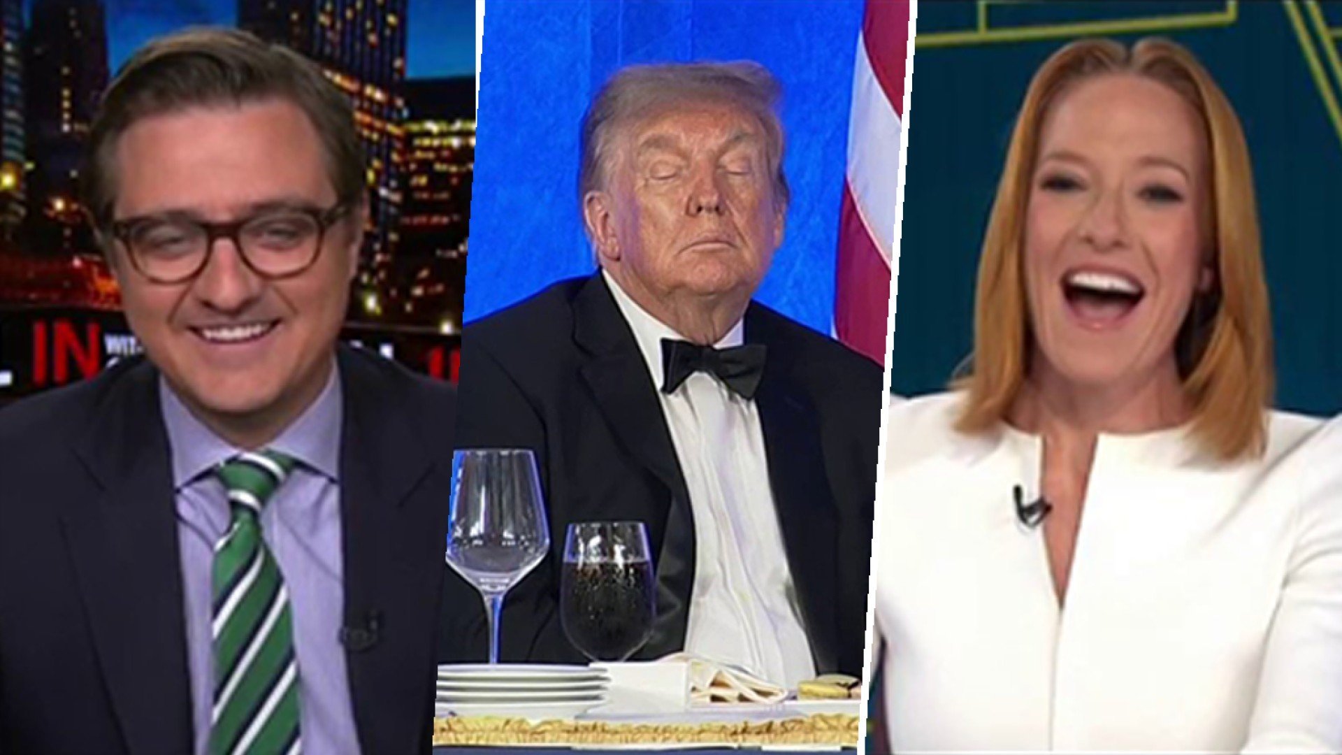 Chris Hayes, Donald Trump and Jen Psaki