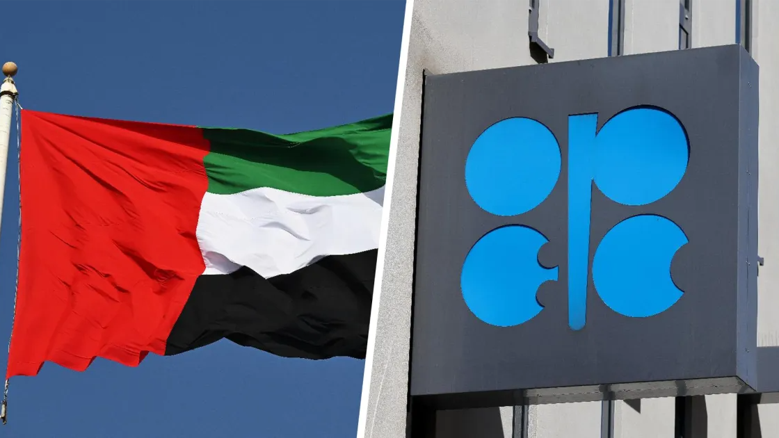 United Arab Emirates flag, OPEC logo