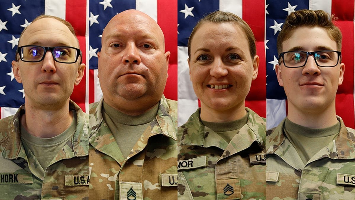 Four slain Army Reserve members