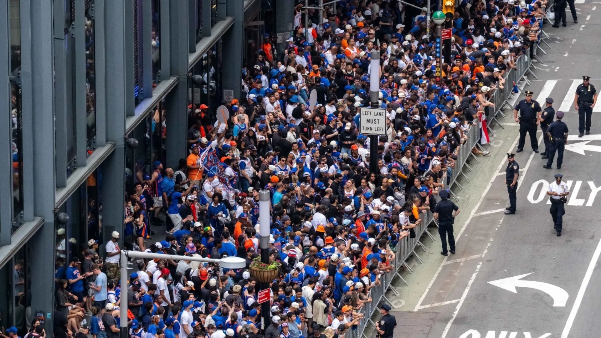 New York Knicks parade 