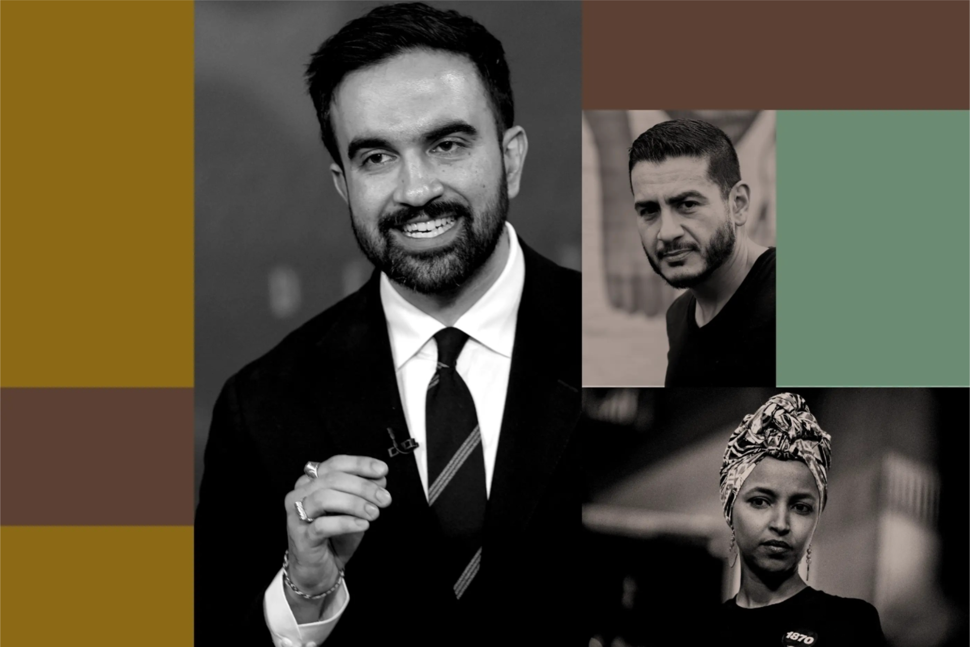 Zohran Mamdani, Abdul El-Sayed, Ilhan Omar 
